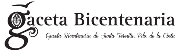 Gaceta Bicentenaria de Santa Teresita